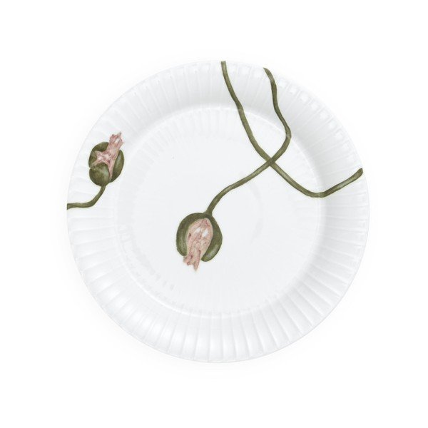 Piatto in porcellana bianca Poppy, ø 19 cm Hammershøi - Kähler Design-image-2