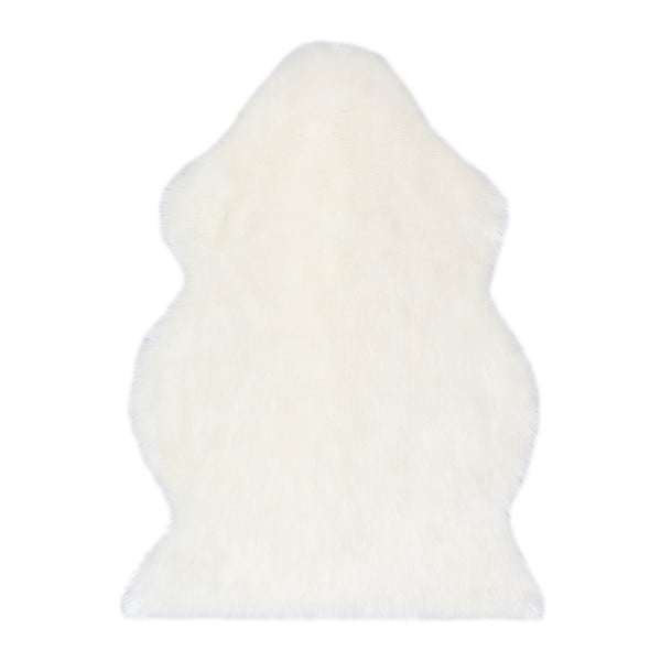 Tappeto in pelliccia ecologica color crema Eco Rugs Tekli, 70 x 100 cm - Eko Halı