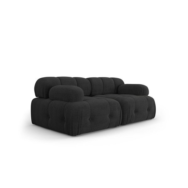 Divano componibile nero 192 cm Ferento – Cosmopolitan Design-image-2