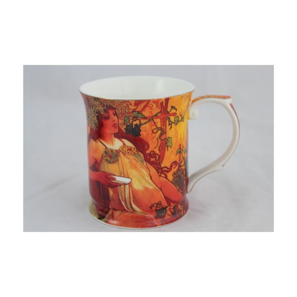 Alfons Mucha - hrnek Podzim, 0,4 l