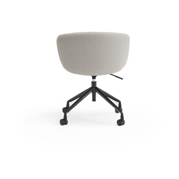 Sedia da ufficio grigio chiaro in imbottito Add – Teulat-image-4