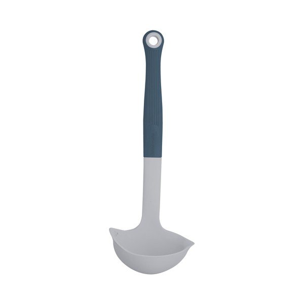 Šedá silikonová naběračka Kitchen Craft, 27,5 cm