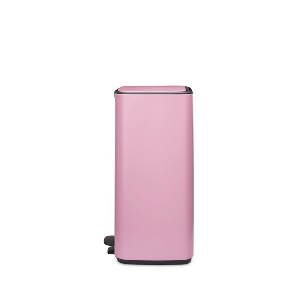 Cestino per la spazzatura rosa in acciaio con pedale 30 l Bo – Brabantia-image-3