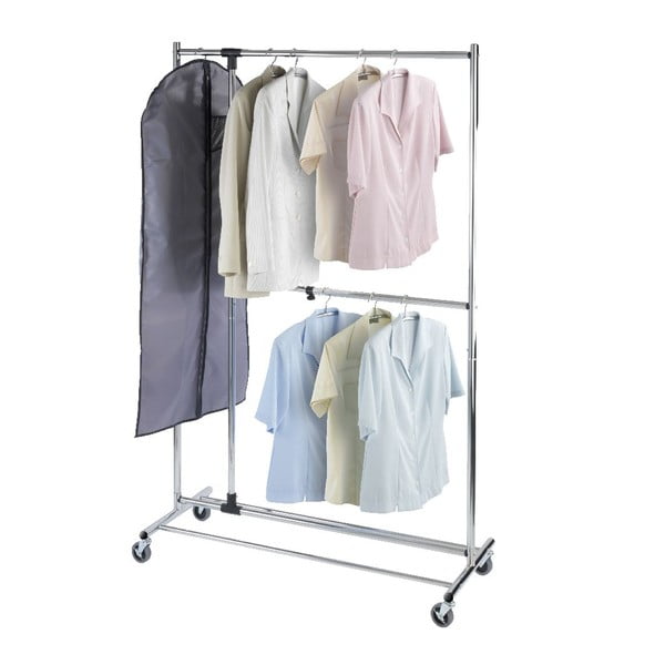 Appendiabiti telescopico/mobile in metallo grigio Profissimo - Wenko-image-1