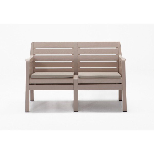 Set da giardino beige per 4 persone Lara - Floriane Garden-image-3