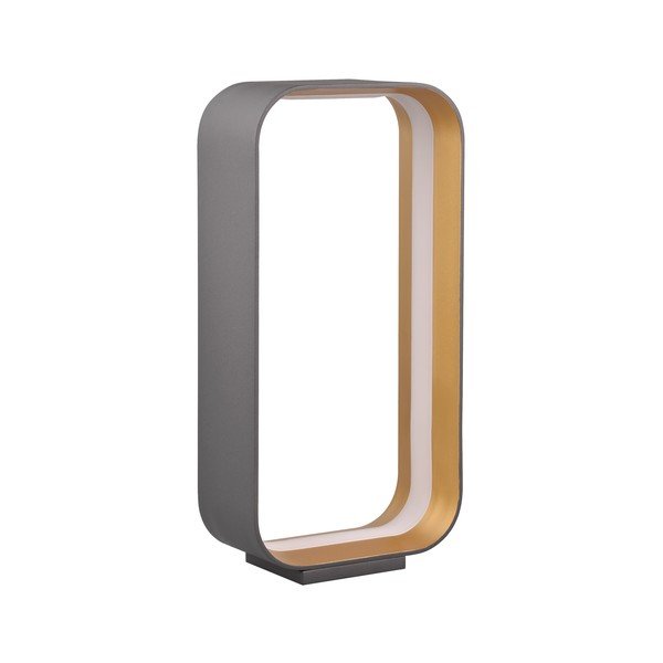 Lampada da tavolo a LED nera con controllo vocale/app e paralume in metallo (altezza 41 cm) Cizione - CINQUE-image-1