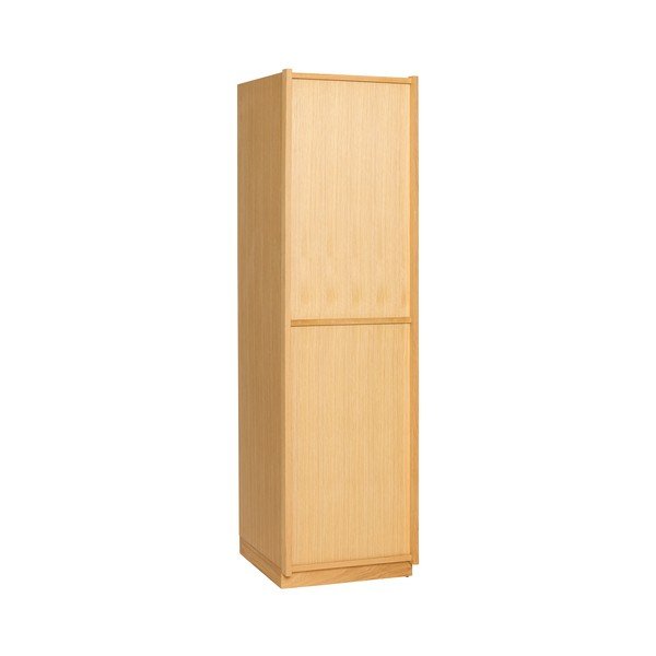 Armadietto di colore naturale con effetto rovere 50x181x55 cm Kura – Hübsch