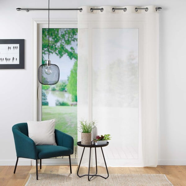 Tenda in voile crema 140x240 cm Casual - douceur d'intérieur-image-2