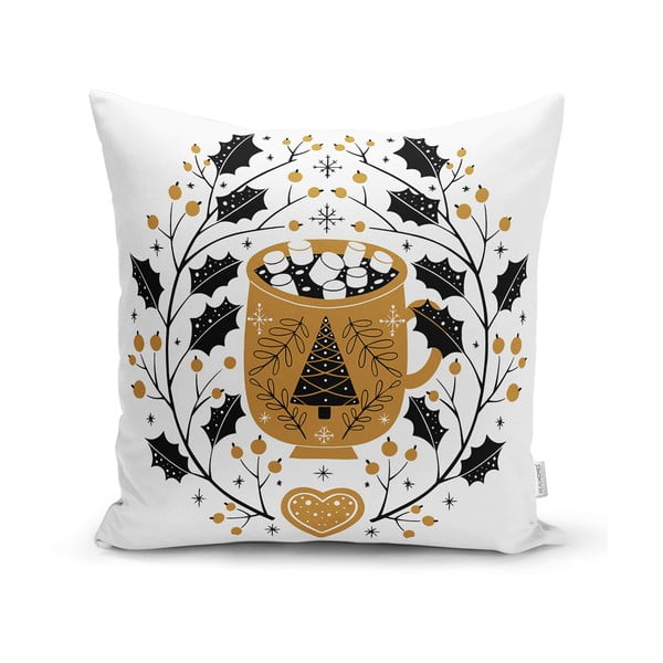 Federa decorativa a tema natalizio 43x43 cm Golden Illustration – Mila Home