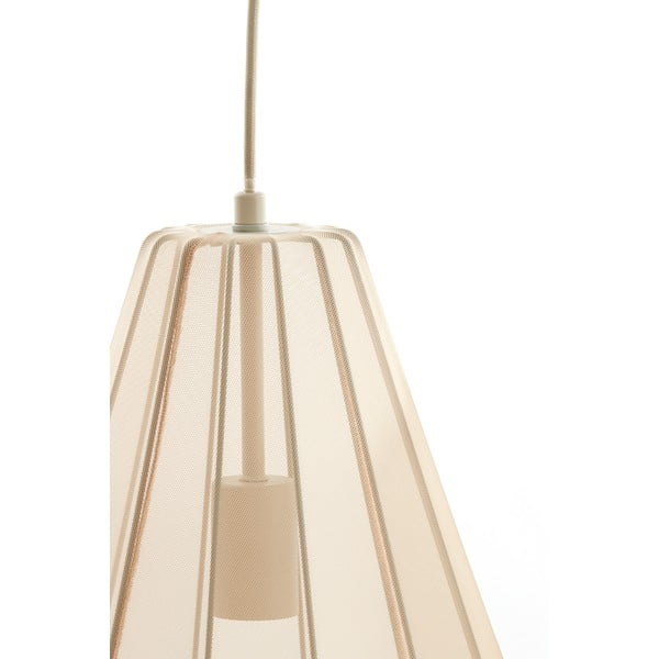 Lampadario beige con paralume in tessuto Itela – Light & Living-image-4