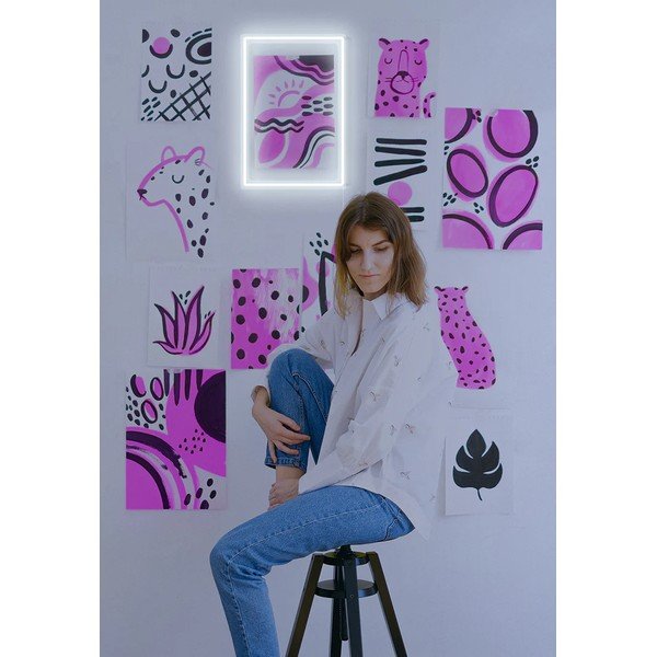 Applique bianca, 30 x 40 cm Rectangle - Candy Shock-image-2