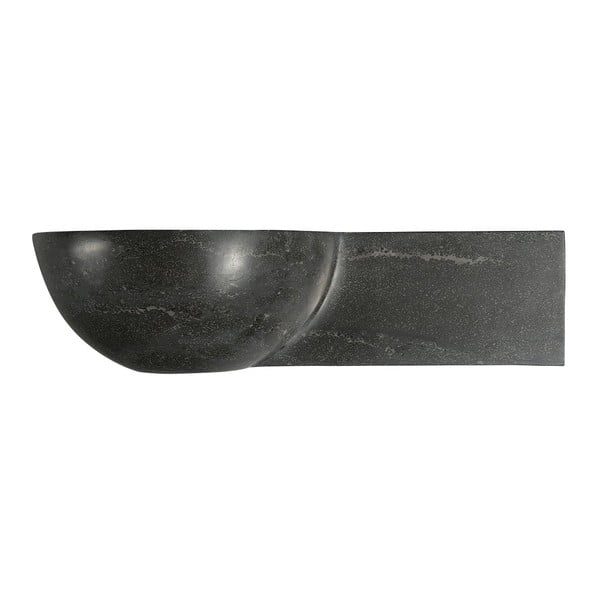 Lavabo nero in pietra 40x23 cm Blok – Sapho-image-3