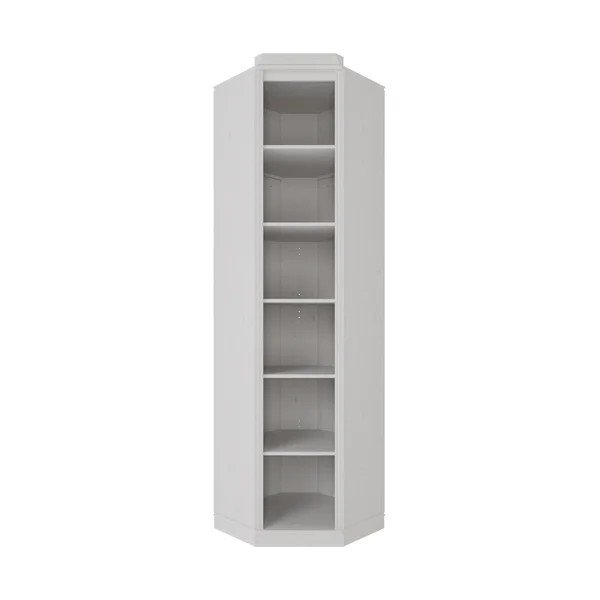 Libreria bianca in pino massiccio 85x219x56 cm Anita – Støraa