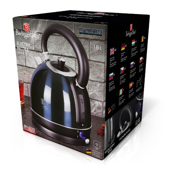 Bollitore blu 1,7 l Metallic Line Aquamarine Edition - BerlingerHaus-image-2