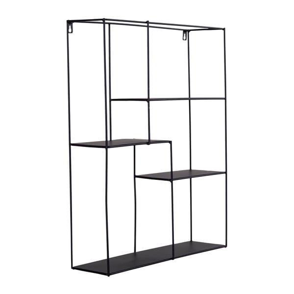 Scaffale metallico a castello nero Mons - House Nordic-image-1