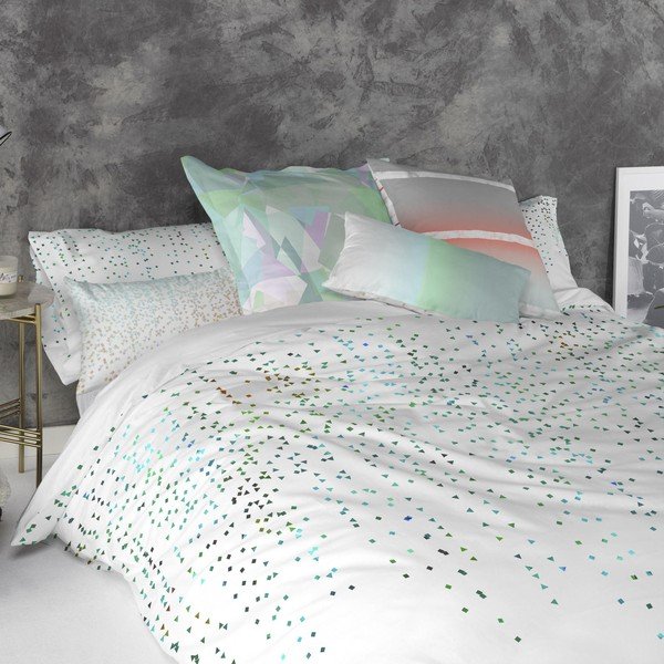 Set di 2 federe in cotone Rain - Blanc-image-4
