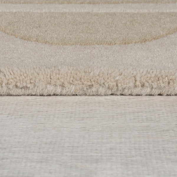 Tappeto in lana di colore naturale 80x230 cm Scallop - Flair Rugs-image-4