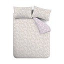 Biancheria da letto lavanda/beige in cotone per letto matrimoniale 200x200 cm Ditsy Floral – Bianca