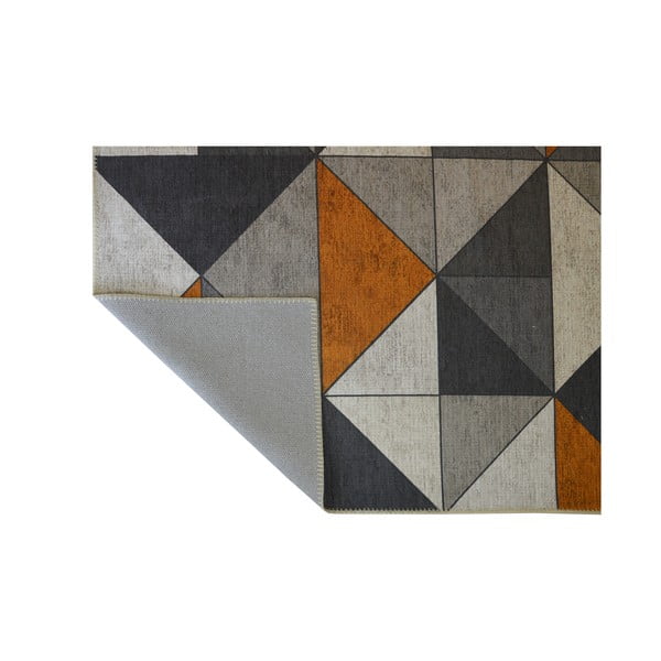 Tappeto grigio-arancio , 80 x 150 cm Shapes - Floorita-image-4