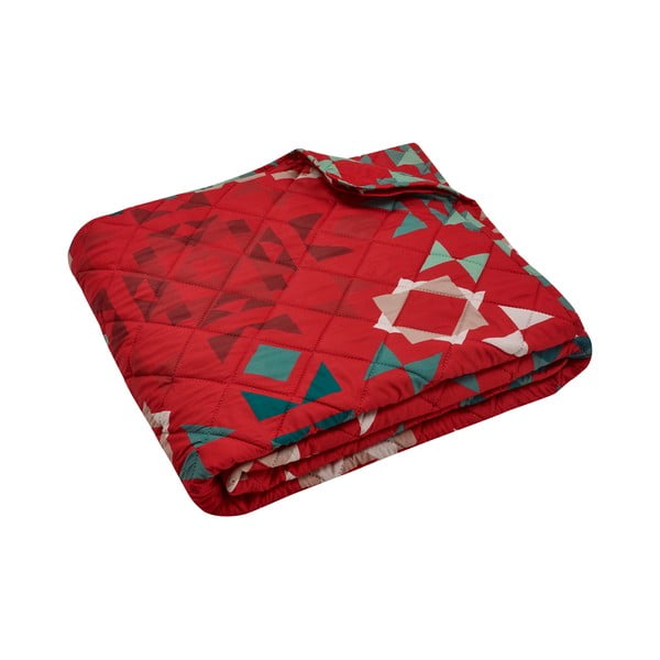 Copriletto rosso con rivestimento trapuntato 220x230 cm Patchwork – Catherine Lansfield