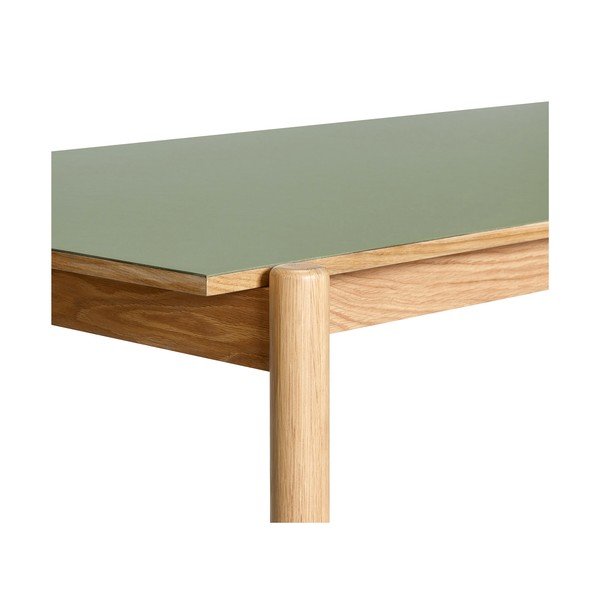 Tavolo da pranzo in rovere 107x190 cm Oblique - Hübsch-image-3