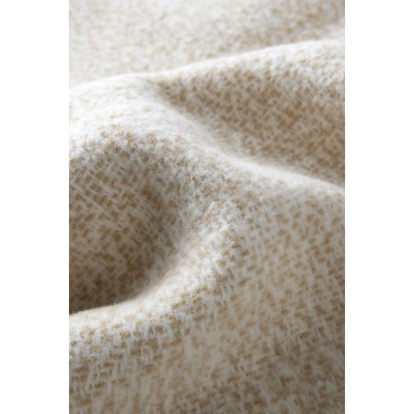Coperta beige in misto cotone 140x180 cm Rennes – Euromant-image-1