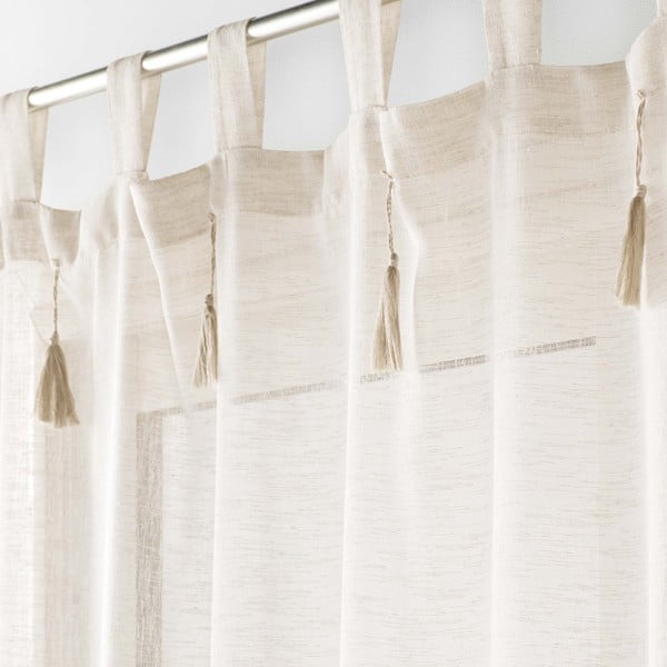 Tenda beige 140x240 cm Dalila - douceur d'intérieur-image-1