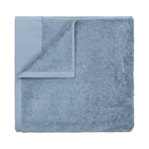 Telo da bagno in cotone blu, 100 x 200 cm - Blomus