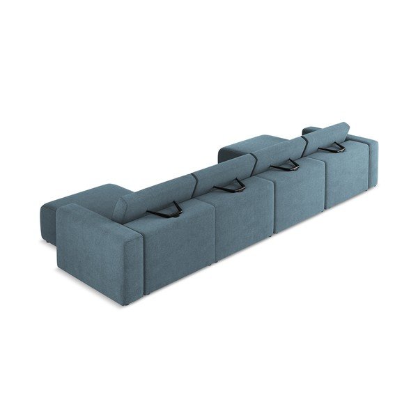 Divano angolare blu Kalea – Makamii-image-3