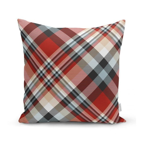 Federa decorativa rossa in flanella, 35 x 55 cm - Minimalist Cushion Covers