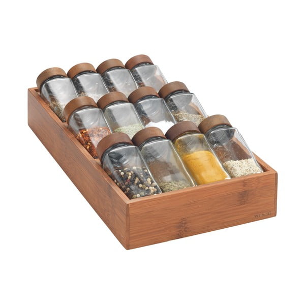 Organizzatore in bambù per spezie - Wenko-image-2