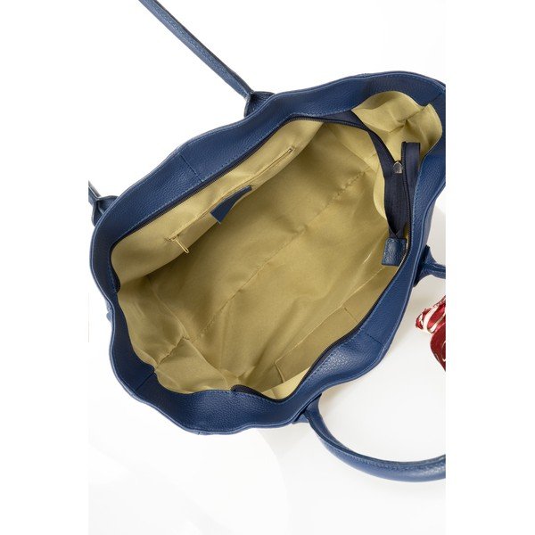 Borsa in pelle blu Nina - Giorgio Costa-image-3