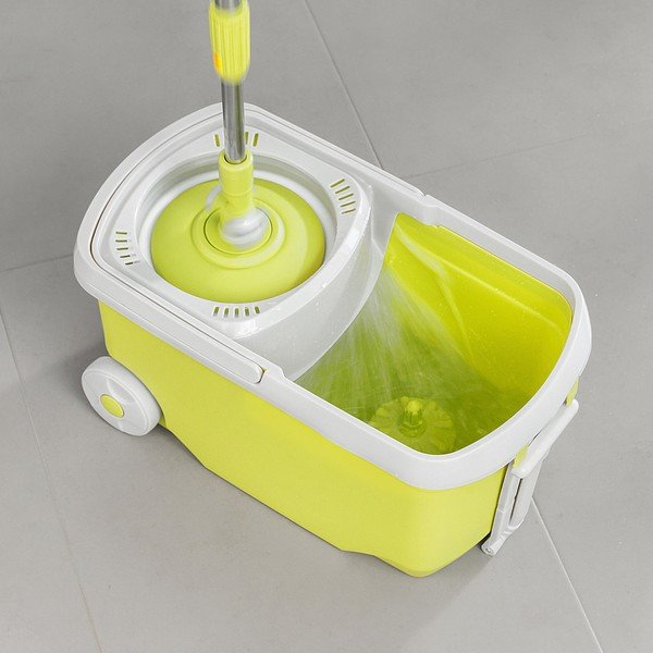 Žlutý set rotačního mopu a kyblíku InnovaGoods-image-3