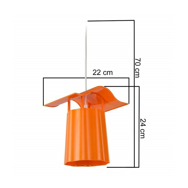 Lanterna arancione da esterno Luciana - Homemania Decor-image-1