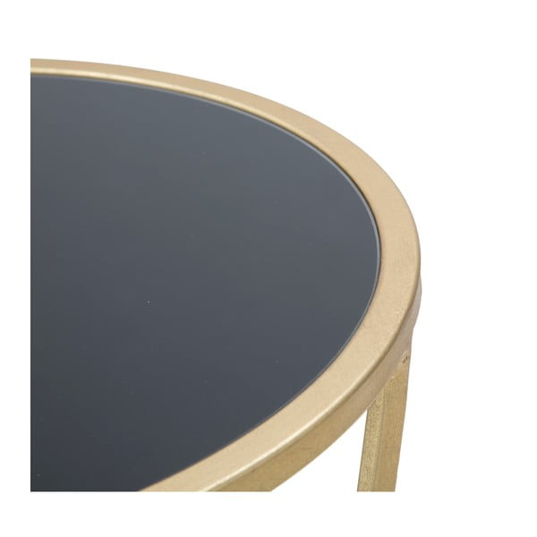 Tavolo pieghevole in nero e oro , altezza 75 cm Glam Simple - Mauro Ferretti-image-3