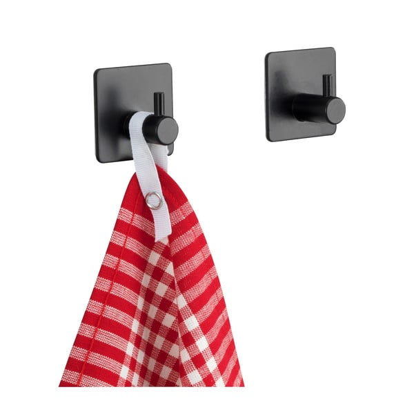 Ganci autobloccanti in acciaio inox in set di 2 pezzi Ureo - Wenko-image-2