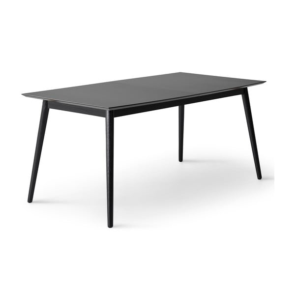 Tavolo da pranzo pieghevole nero con piano nero 90x165 cm Meza - Hammel Furniture