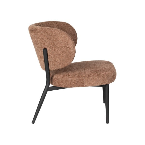 Poltrona arancio-marrone Sanne - White Label-image-3