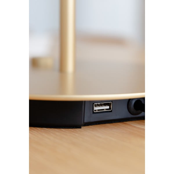 Lampada da tavolo dimmerabile a LED grigio chiaro con paralume in metallo (altezza 41,5 cm) Asteria Table - UMAGE-image-3