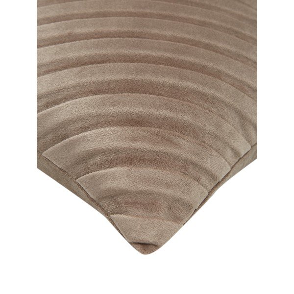Federa decorativa in velluto beige, 30 x 50 cm Lucie - Westwing Collection-image-4
