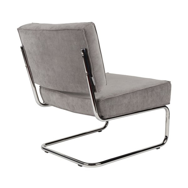 Poltrona grigio chiaro Rib - Zuiver-image-1