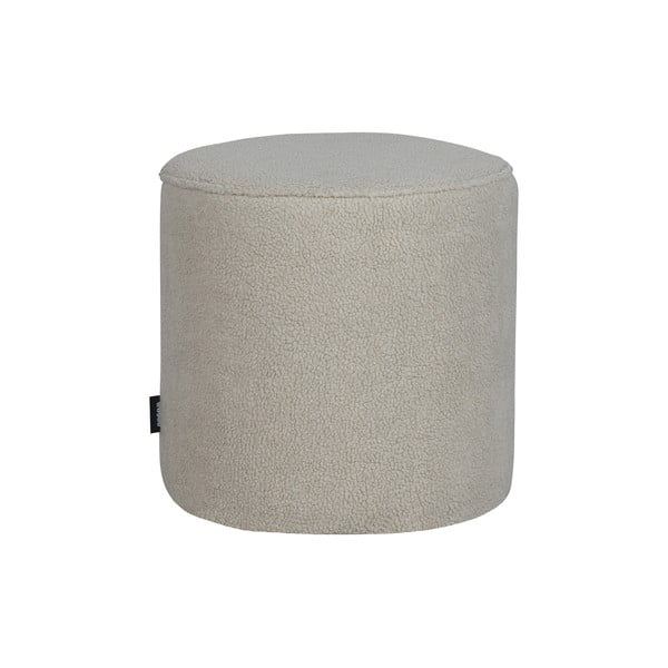 Pouf beige , ø 46 cm Sara - WOOOD-image-2