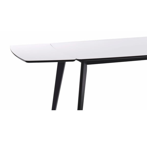 Piano del tavolo da pranzo in bianco e nero , 90 x 45 cm Griffin - Rowico