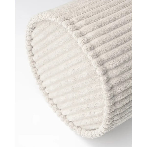 Cuscino per divano da bambini color crema con rivestimento in velluto a coste Roll – Wigiwama-image-3