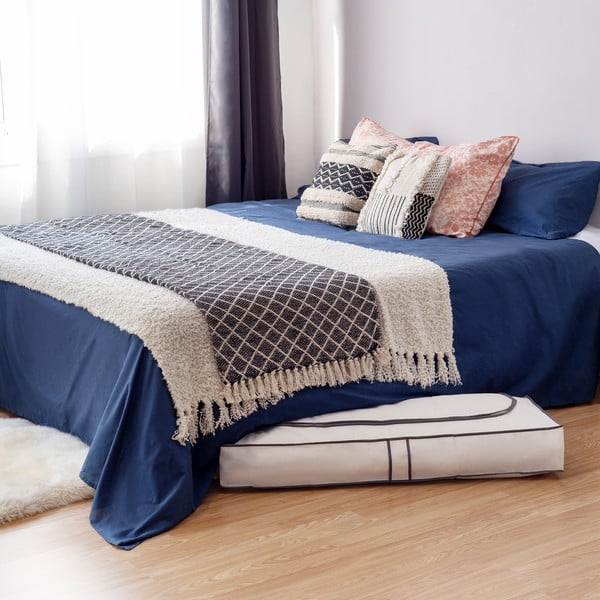 Scatola portaoggetti bianca sotto il letto - Compactor-image-1