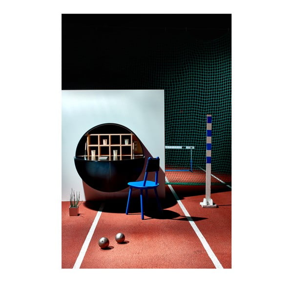 Armadio pieghevole sospeso nero e marrone Pill - EMKO-image-1