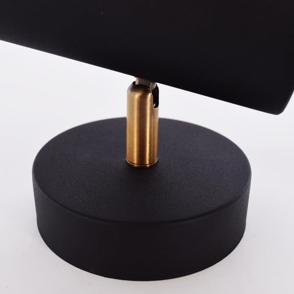 Lampada da parete nera, altezza 17 cm Milan - SULION-image-3