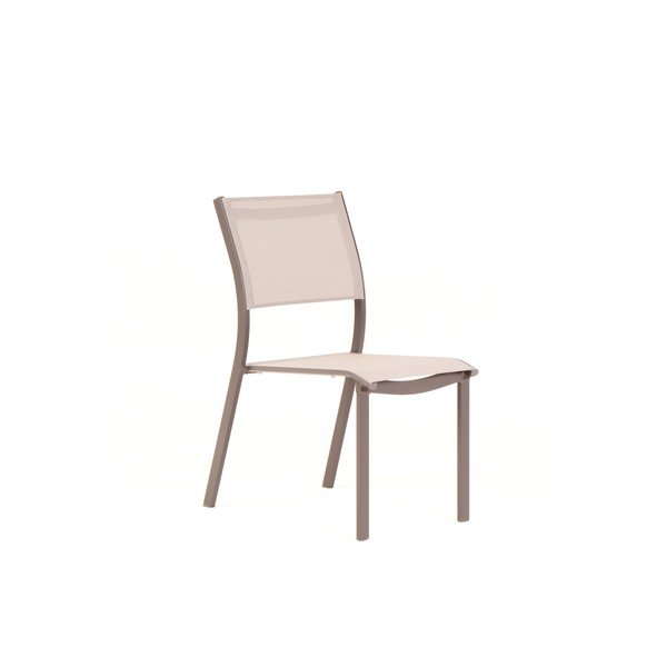 Set di 4 sedie da giardino in metallo grigio Mistral - Ezeis