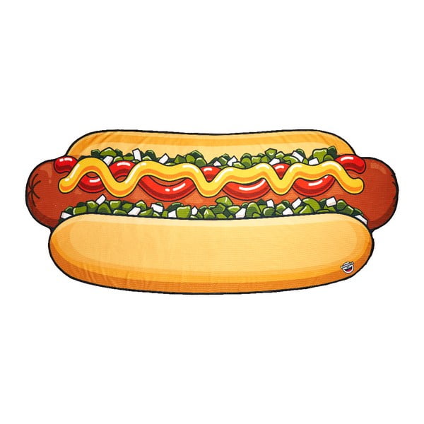 Coperta da spiaggia Hot Dog , 215,9 x 95,5 cm - Big Mouth Inc.