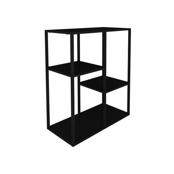 Ripiano in metallo nero, altezza 81 cm Lite - Canett-image-4